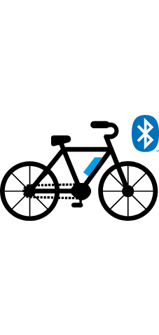 Fornire alimentazione alla bicicletta alla quale si desidera connettersi e abilitare la connessione Bluetooth LE.