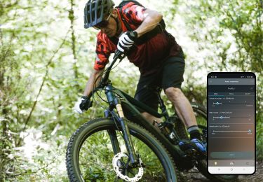 Supercharge your trail riding with customized settings.