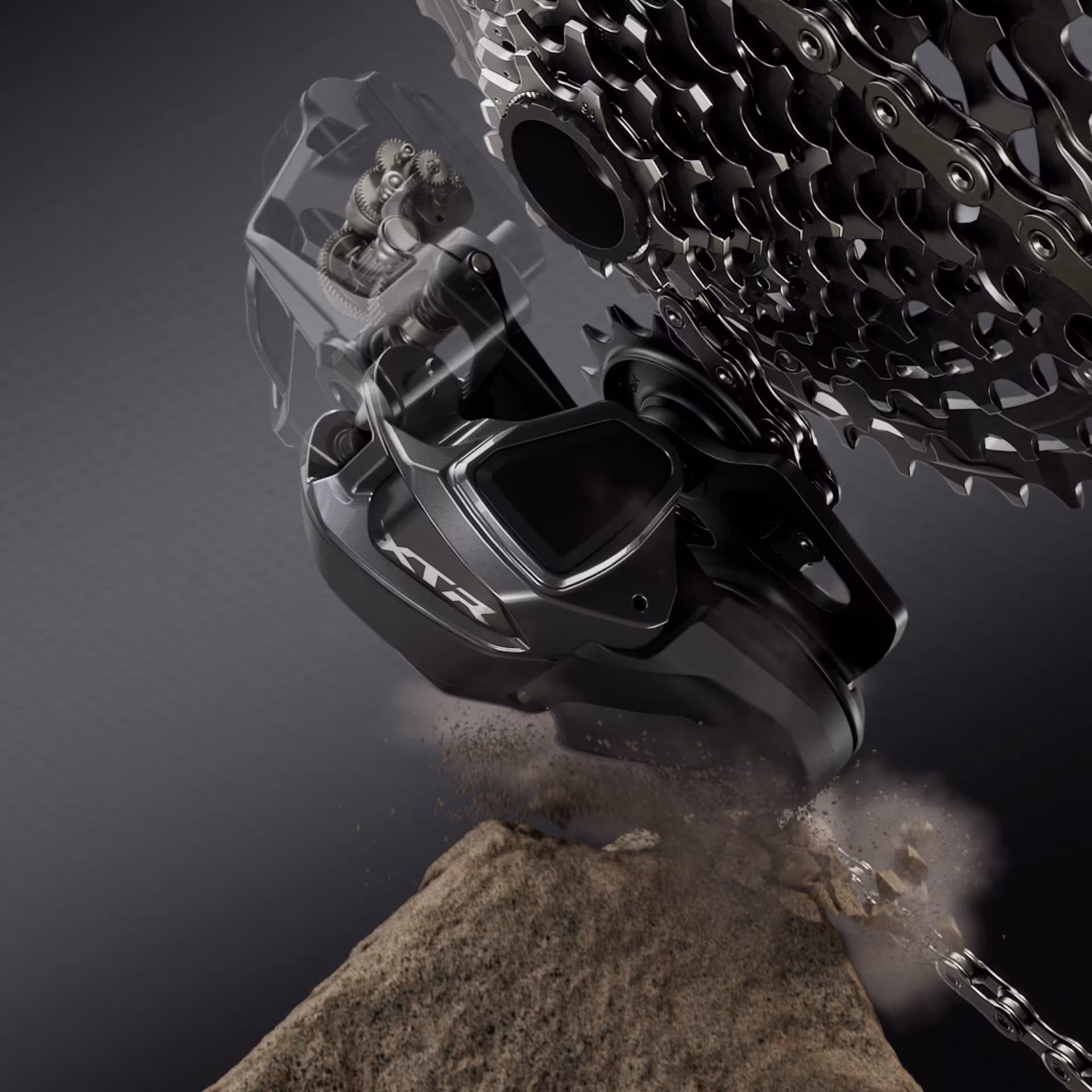 XTR draadloze achterderailleur - superieur en dynamisch
