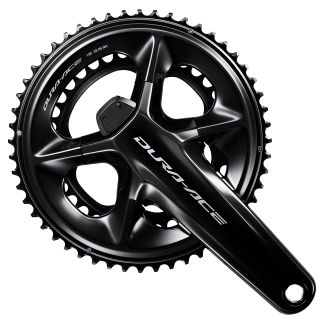 Shimano ULTEGRA 12-speed crankset in zwart