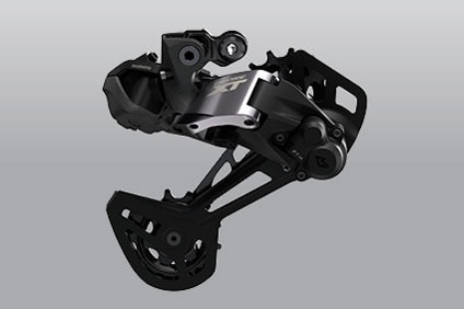 Deragliatore posteriore Shimano XT M8000, nero e grigio