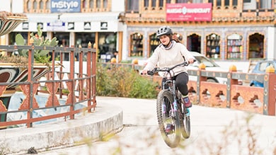 shimano supporting mountain biking in Bhutan