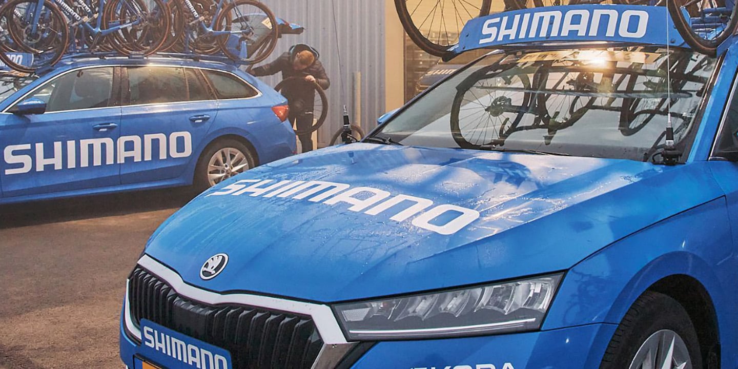 Shimano Human Science: Paris-Roubaix by Motorbike