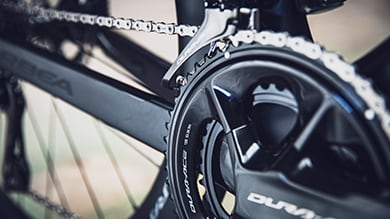 Shimano Ultegra road shoe guy using a shimano road bike