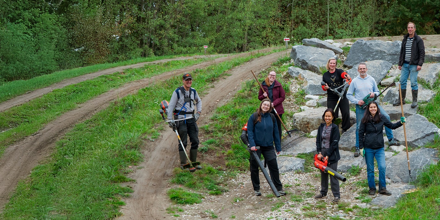Shimano’s Trail Building Day