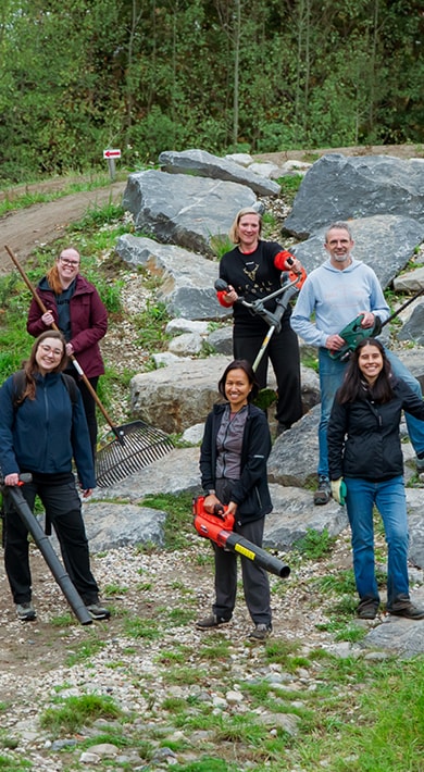 Shimano’s Trail Building Day