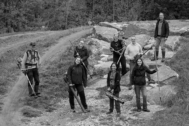 Shimano Staff Across Europe Work On Trails