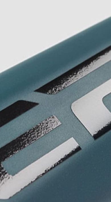 Close-up of a bicycle frame with the logo 'EP8' on it