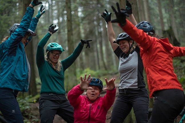 Debora DeNapoli and friends in North Vancouver, BC