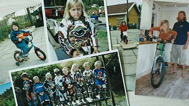 Childhood photos of Shimano athlete Brage Vestavik This is Home