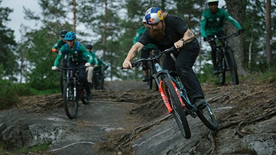 This is home Brage Vestavik mountain biker