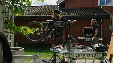 This is home Brage Vestavik mountain biker