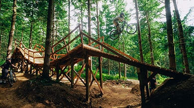 Shimano Trail Born Cedar Fever MTB bike trail Washington Bellingham