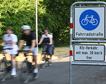 Karlsruhe – Fahrradkultur auf breiten Wegen