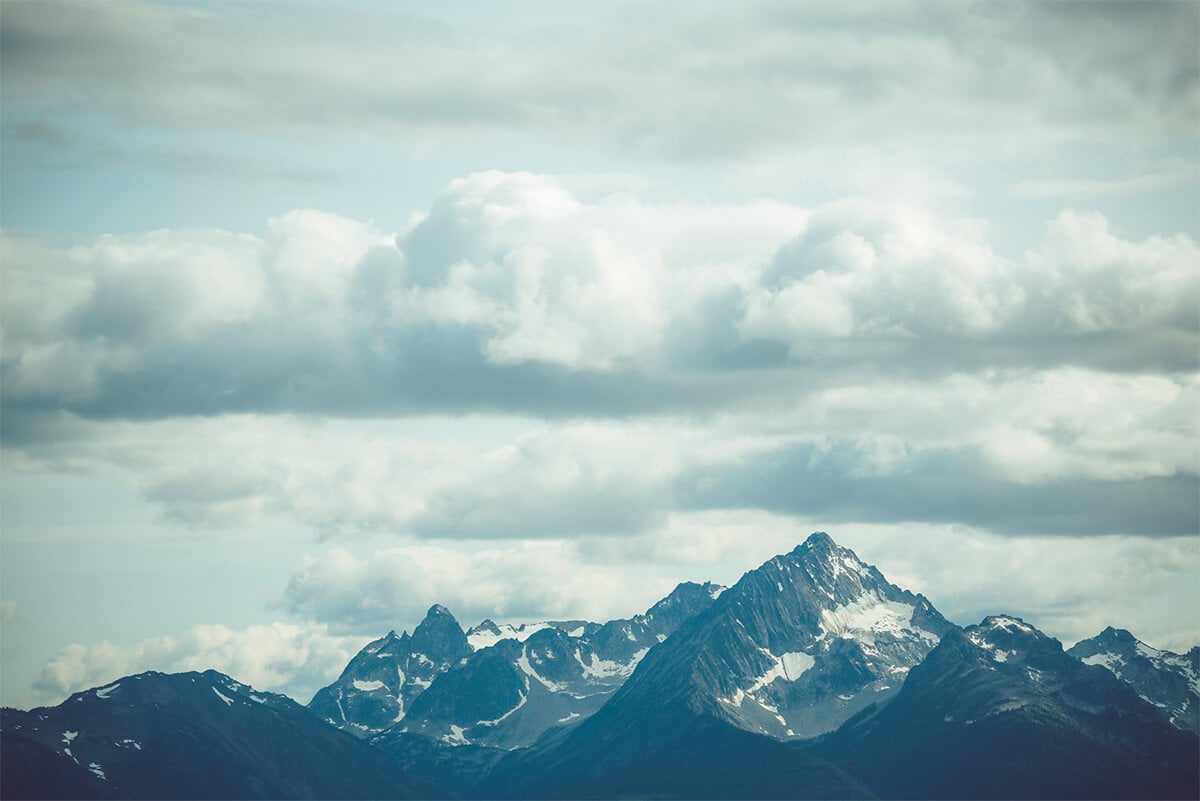 British Columbia Mountain Peaks 