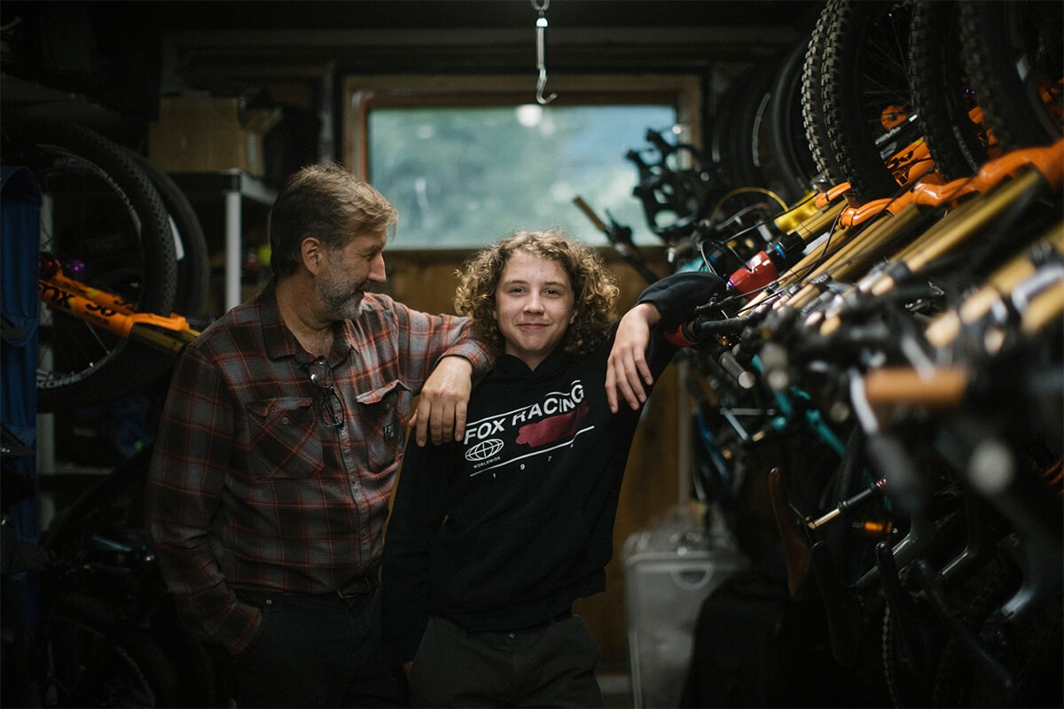 Jackson Goldstone and his Father