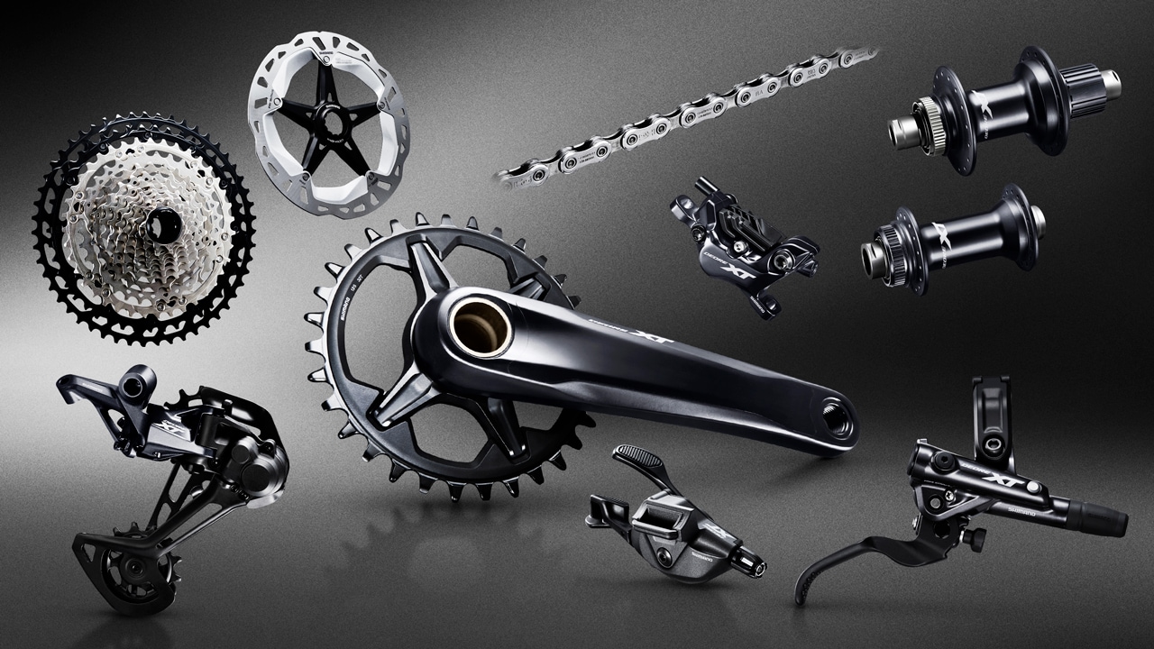 logo Melancholie Annoteren SHIMANO DEORE XT M8100 Debuts with Shimano's marquee mountain bike  component technologies and trail-specific focus