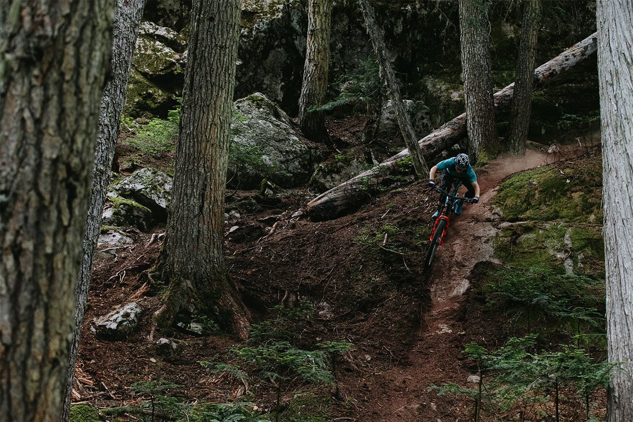 Jesse Melamed mountain biking downhill Whistler 