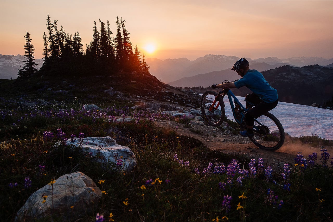 Jesse Melamed Mountain Biking at sunset This Is Home 
