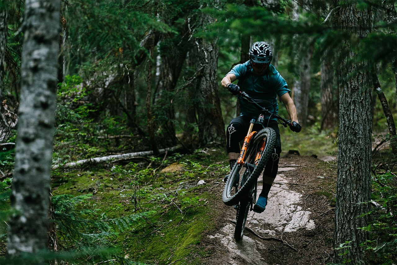 Jesse Melamed mountain biking in whistler
