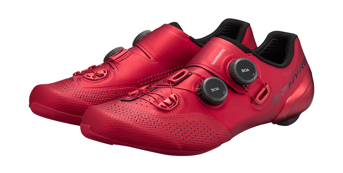 Shimano Red RC902 top of the line road cycling shoes