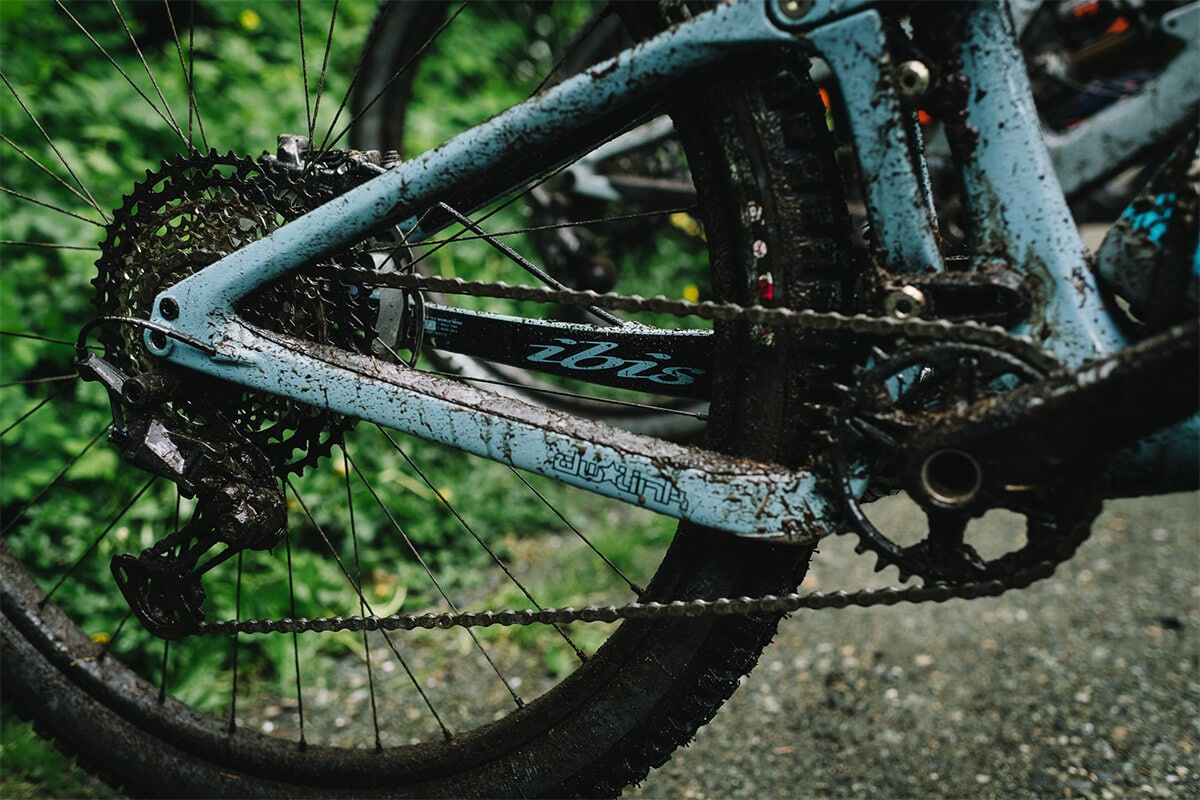 Ibis mountain bike dirty