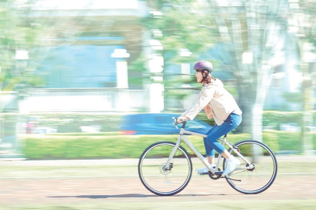 朝から自転車通勤で、リフレッシュして、爽快感を感じします。